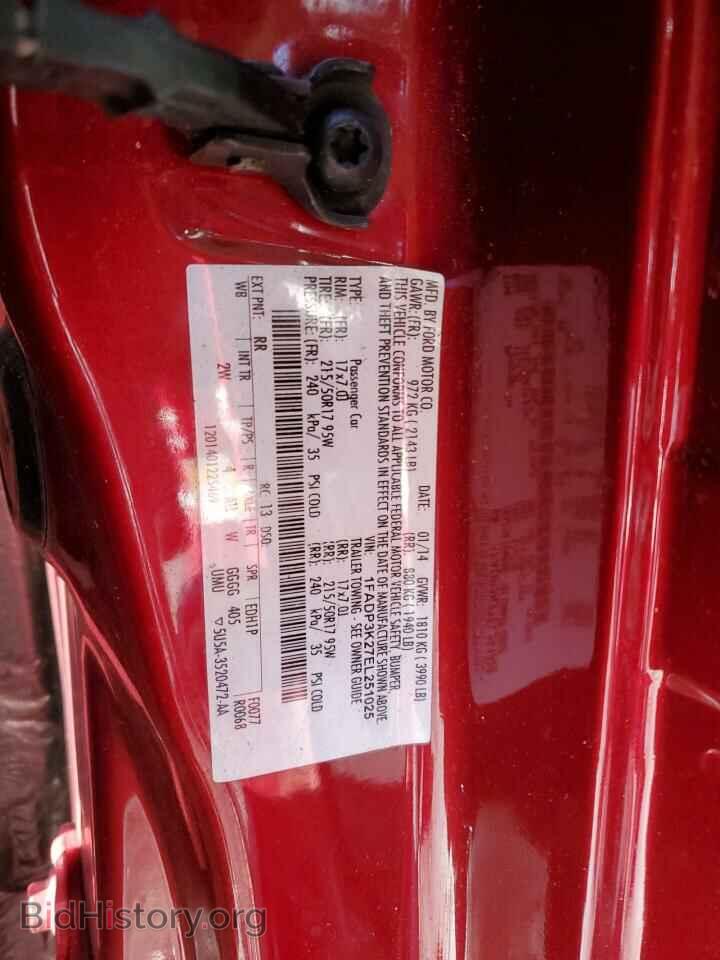 2014 FORD FOCUS - VIN: 1FADP3K27EL251025 - Фото 12