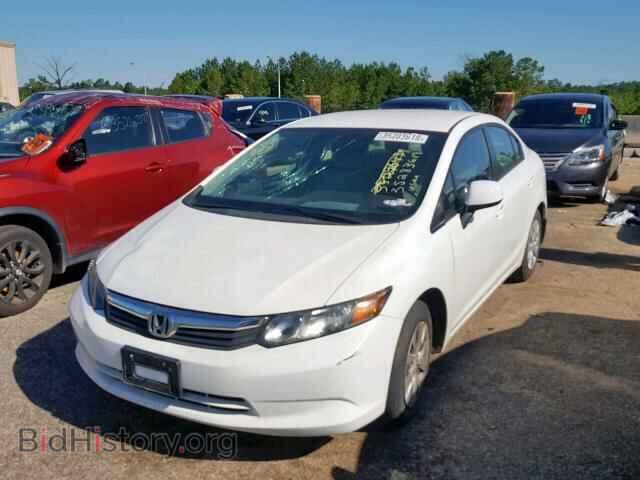 2012 HONDA CIVIC - VIN: 2HGFB2F56CH521843 - Фото 2