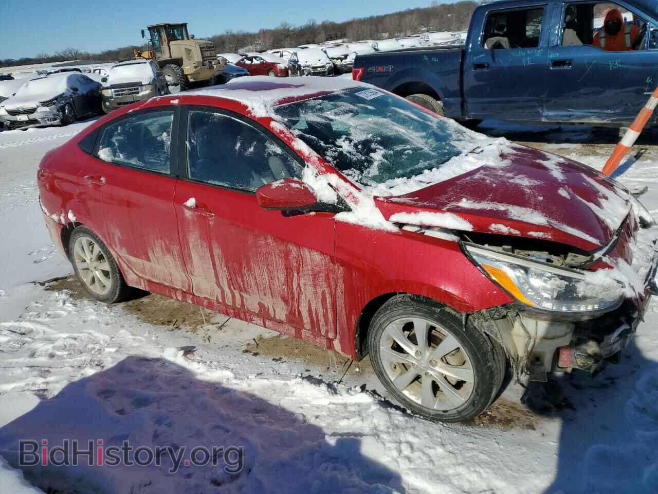 2014 HYUNDAI ACCENT - VIN: KMHCU4AE7EU614669 - Фото 4