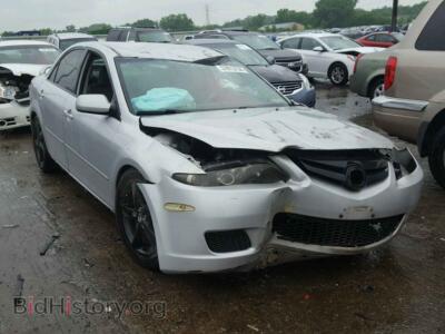 2008 Mazda 6 6 I, серебристый — VIN 1YVHP80C885M36014, Copart