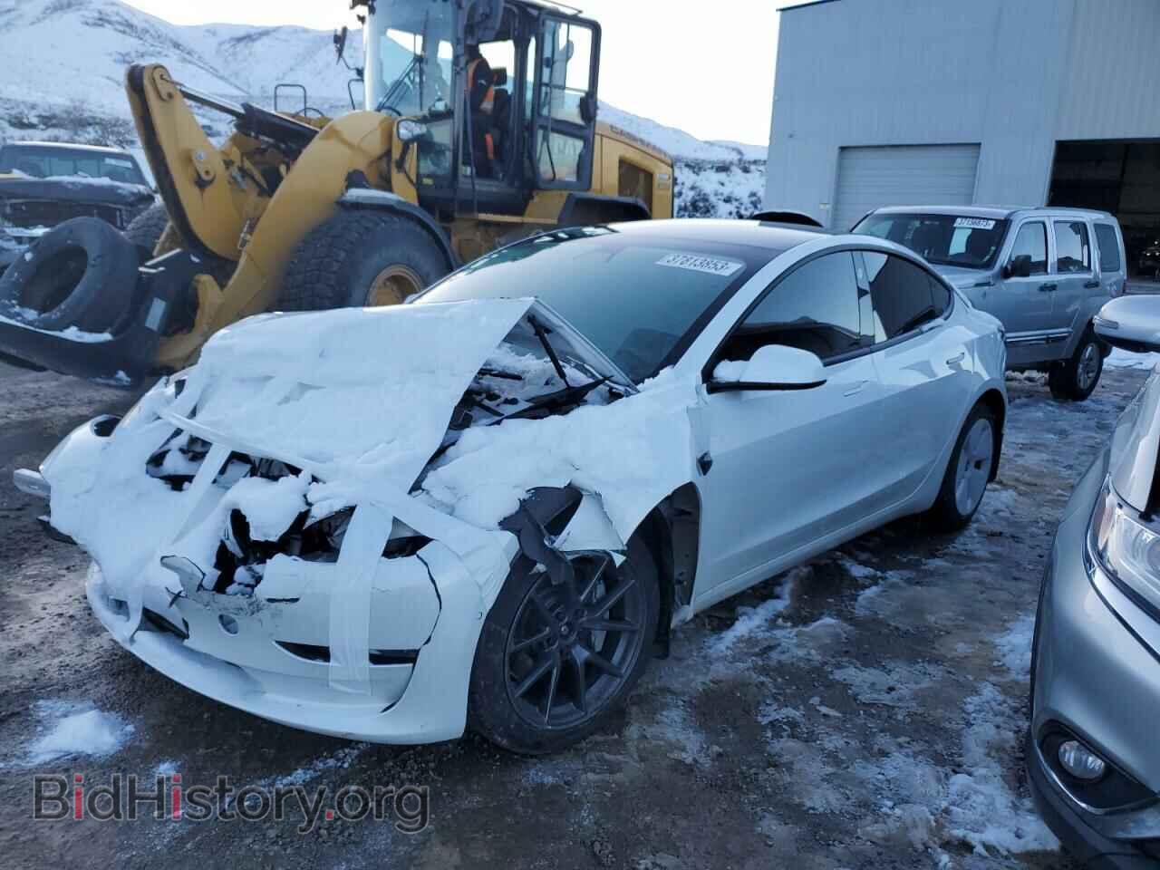 Photo 5YJ3E1EB3MF928472 - TESLA MODEL 3 2021