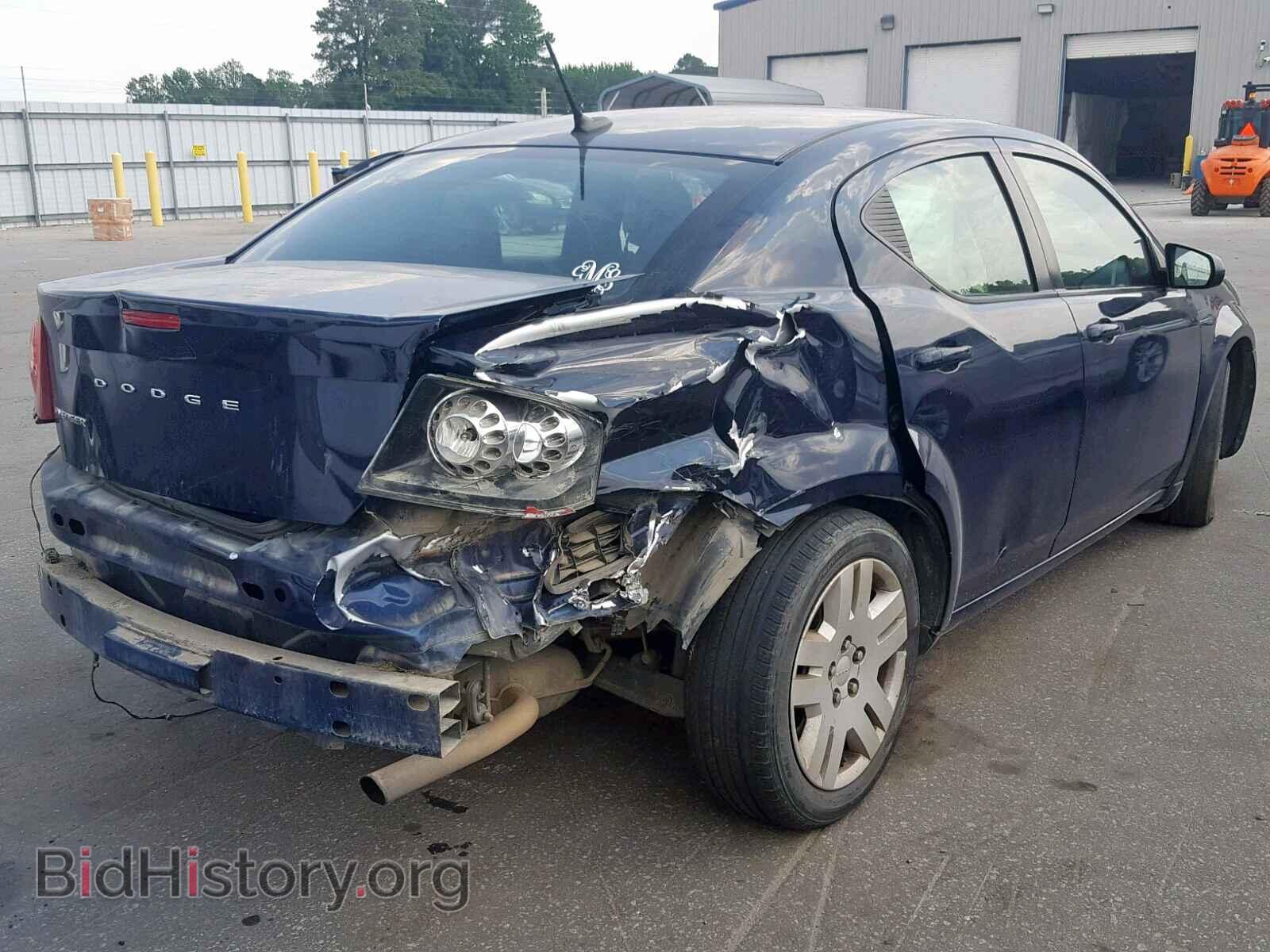 2014 DODGE AVENGER - VIN: 1C3CDZAB1EN166175 - Фото 4