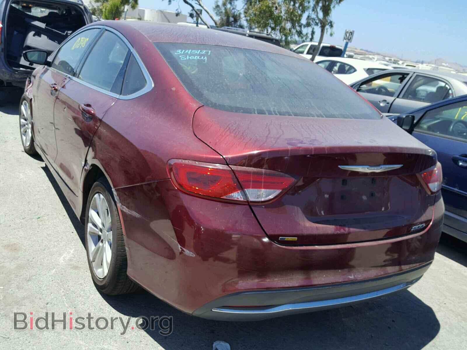 2015 CHRYSLER 200 - VIN: 1C3CCCAB3FN620833 - Фото 3