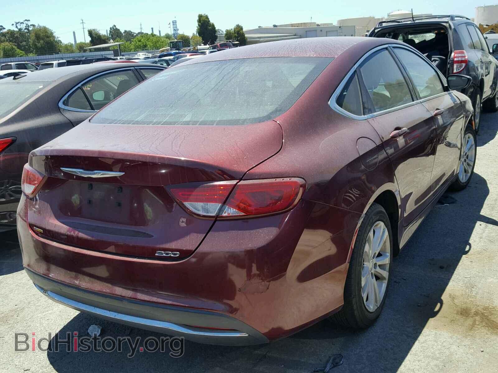 2015 CHRYSLER 200 - VIN: 1C3CCCAB3FN620833 - Фото 4