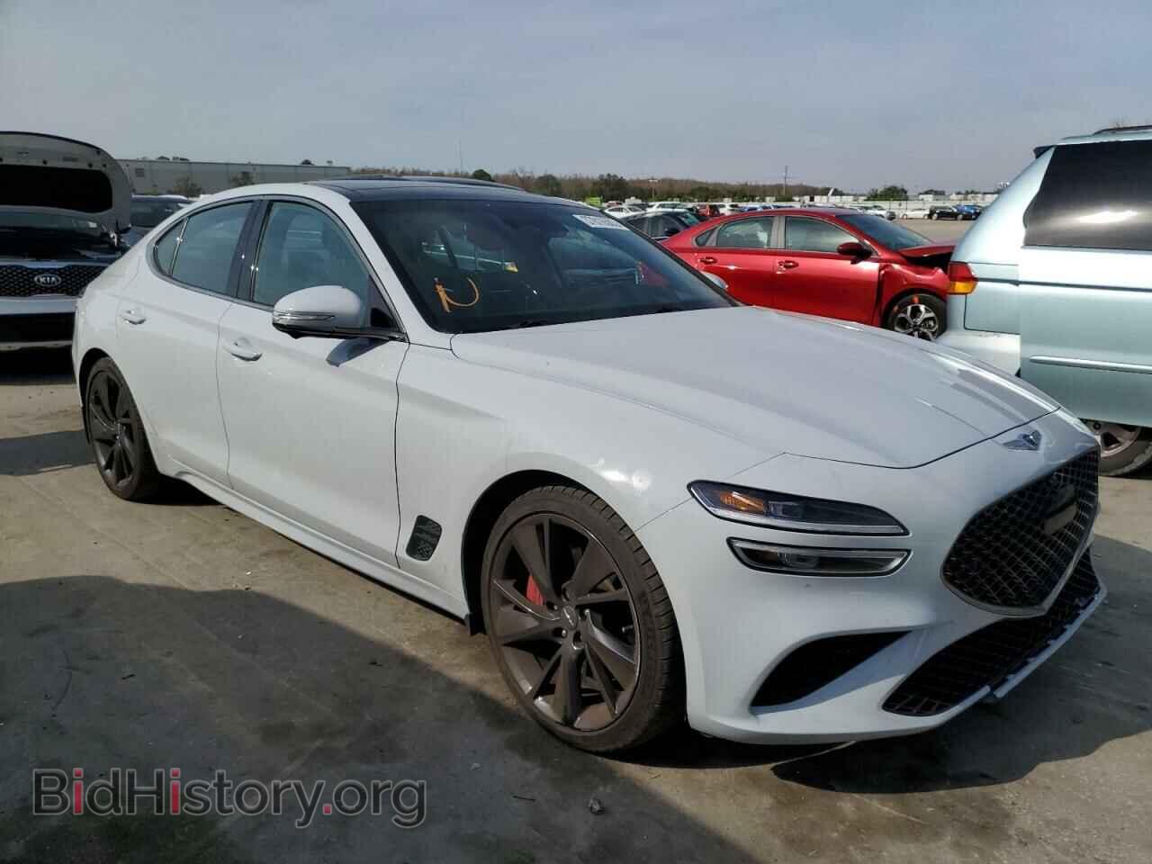 2022 GENESIS G70 BASE - VIN: KMTG54TE6NU084146 - Фото 4