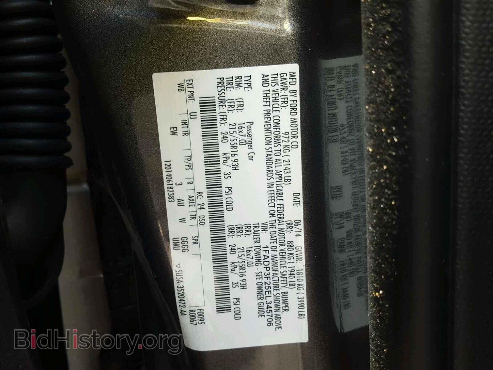 2014 FORD FOCUS - VIN: 1FADP3F25EL345706 - Photo 10