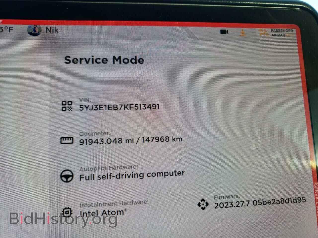 2019 TESLA MODEL 3 - VIN: 5YJ3E1EB7KF513491 - Photo 9
