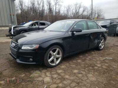 2012 Audi A4 A4 Premium, black — VIN WAUBFAFLXCA119216, Copart