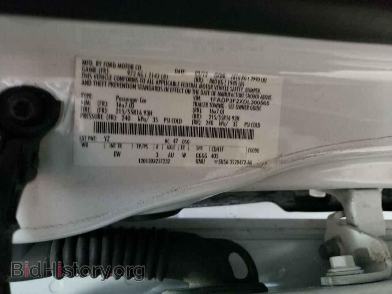 2013 FORD FOCUS - VIN: 1FADP3F2XDL300565 - Photo 10