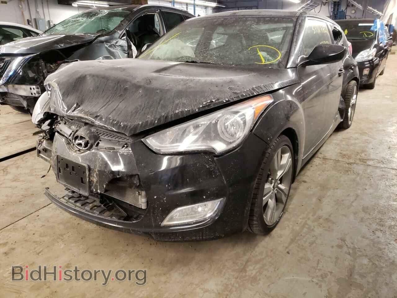 2013 HYUNDAI VELOSTER - VIN: KMHTC6AD2DU096121 - Фото 2