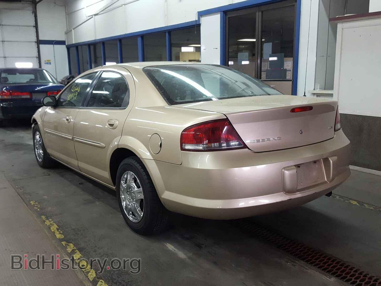 2001 CHRYSLER SEBRING - VIN: 1C3EL46X81N679551 - Фото 3
