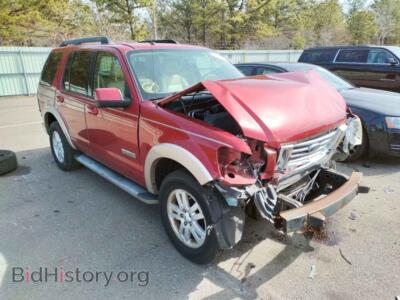 2008 Ford EXPLORER Explorer E, красный — VIN 1FMEU74E78UA03969, Copart