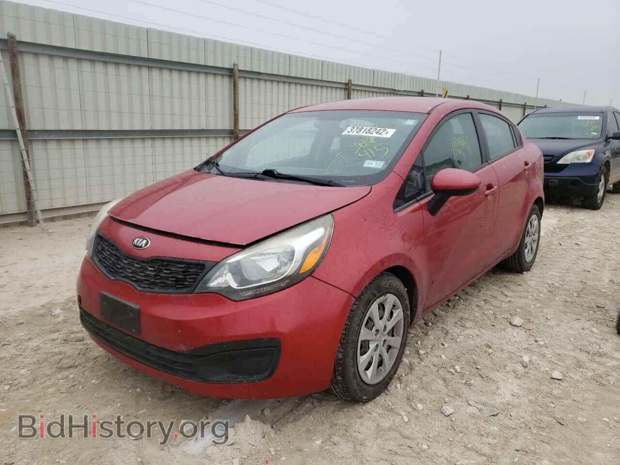 2014 KIA RIO - VIN: KNADM4A37E6384415 - Фото 2