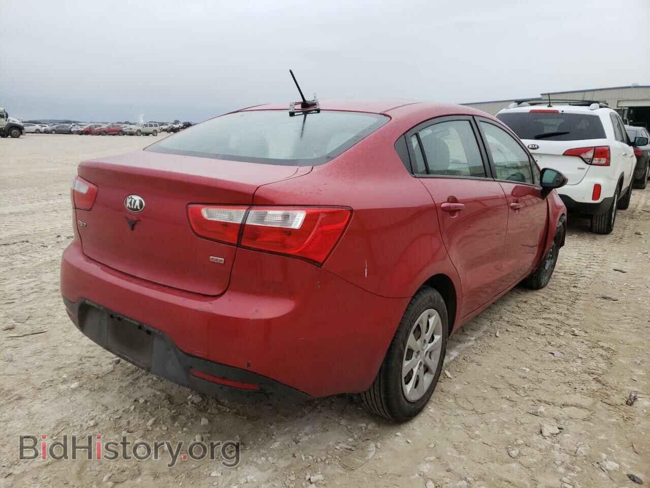 2014 KIA RIO - VIN: KNADM4A37E6384415 - Фото 4