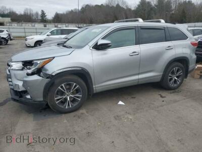 2018 Toyota HIGHLANDER LE, silver — VIN 5TDBZRFH8JS874028, Copart
