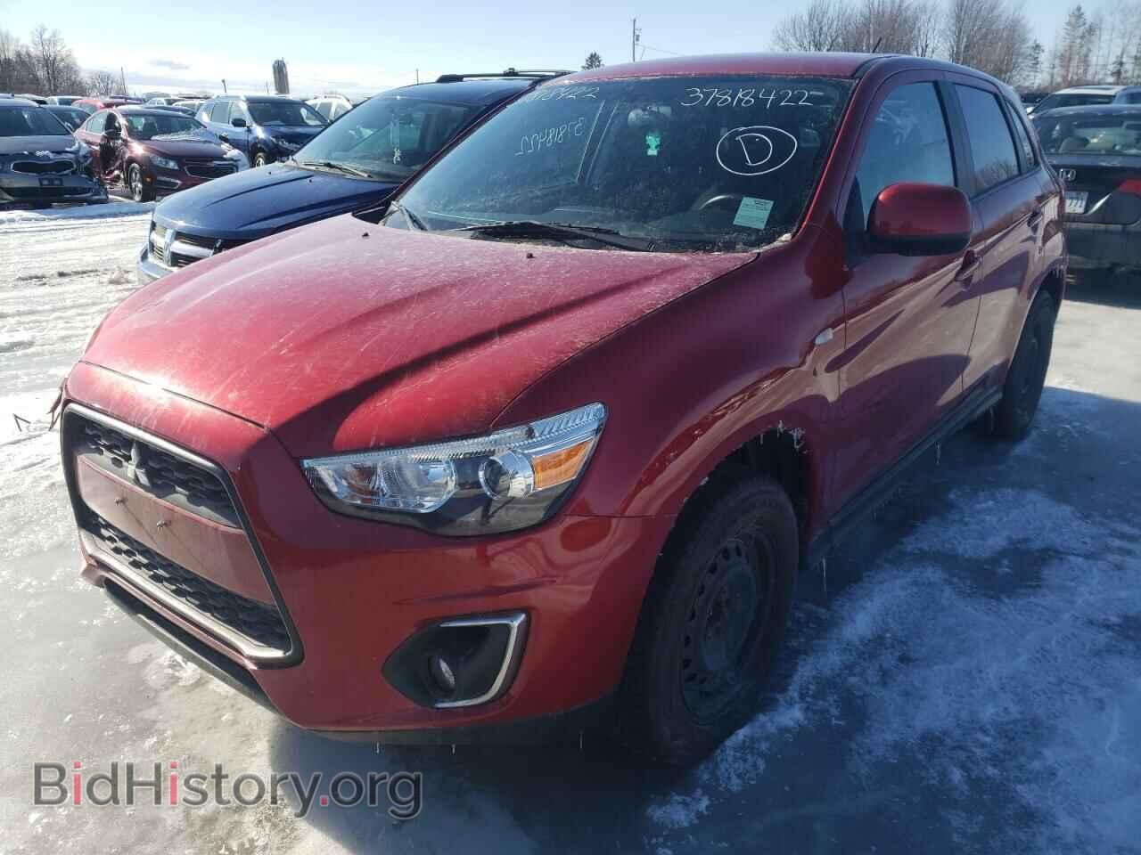 2014 MITSUBISHI OUTLANDER - VIN: 4A4AH3AU2EE607309 - Фото 2