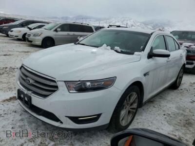 2015 Ford TAURUS SEL, белый — VIN 1FAHP2H83FG195540, Copart