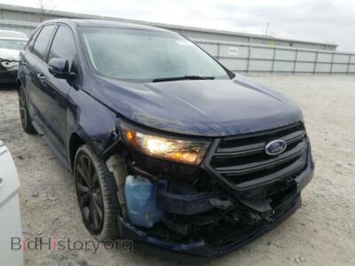 2016 Ford EDGE Edge Sport, blue — VIN 2FMPK4AP2GBB17868, Copart
