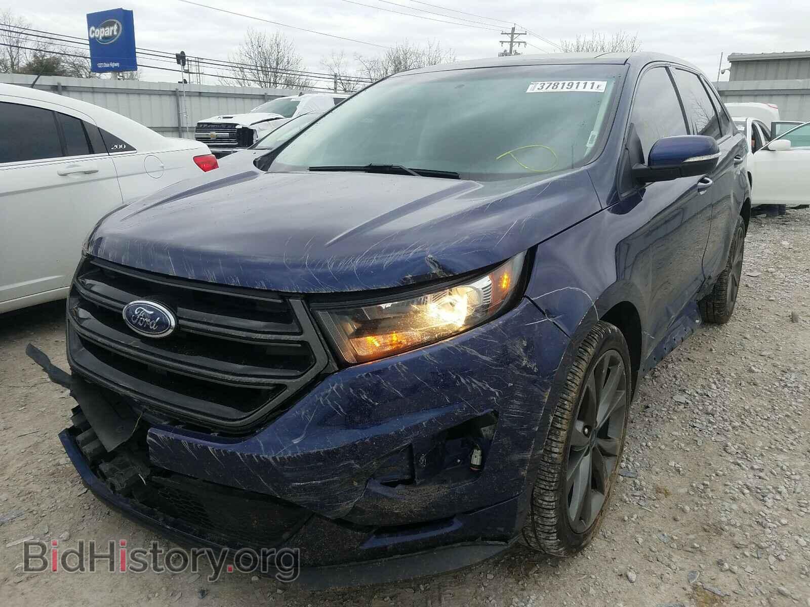 2016 FORD EDGE - VIN: 2FMPK4AP2GBB17868 - Фото 2