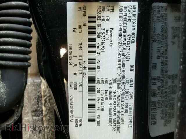 2014 FORD FOCUS - VIN: 1FADP3F28EL388792 - Photo 10