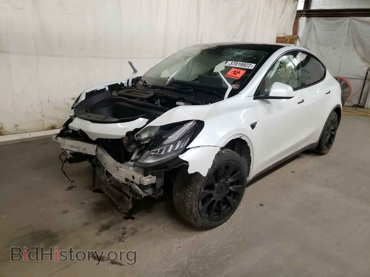 2020 TESLA MODEL Y - VIN: 5YJYGDEE6LF022066 - Фото 2