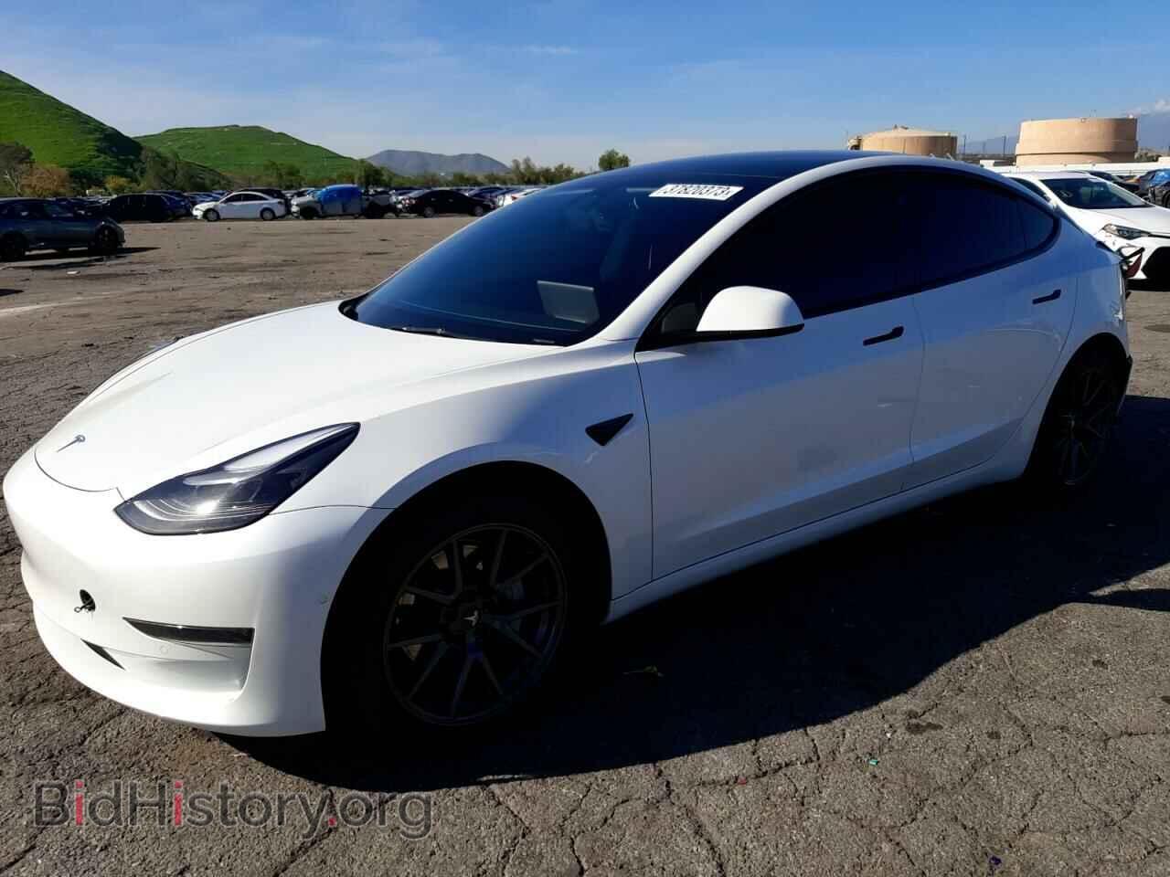 Photo 5YJ3E1EAXNF125327 - TESLA MODEL 3 2022