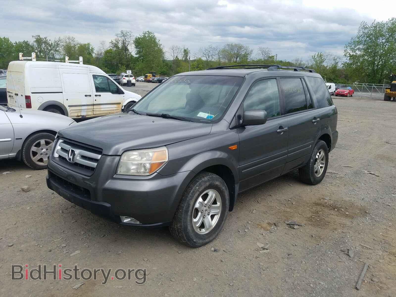 2007 HONDA PILOT - VIN: 2HKYF18577H534620 - Фото 2