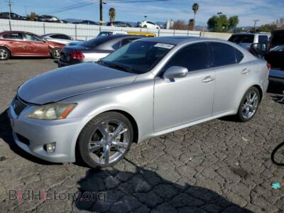 2009 Lexus IS IS 250, серебристый — VIN JTHBK262695092222, Copart