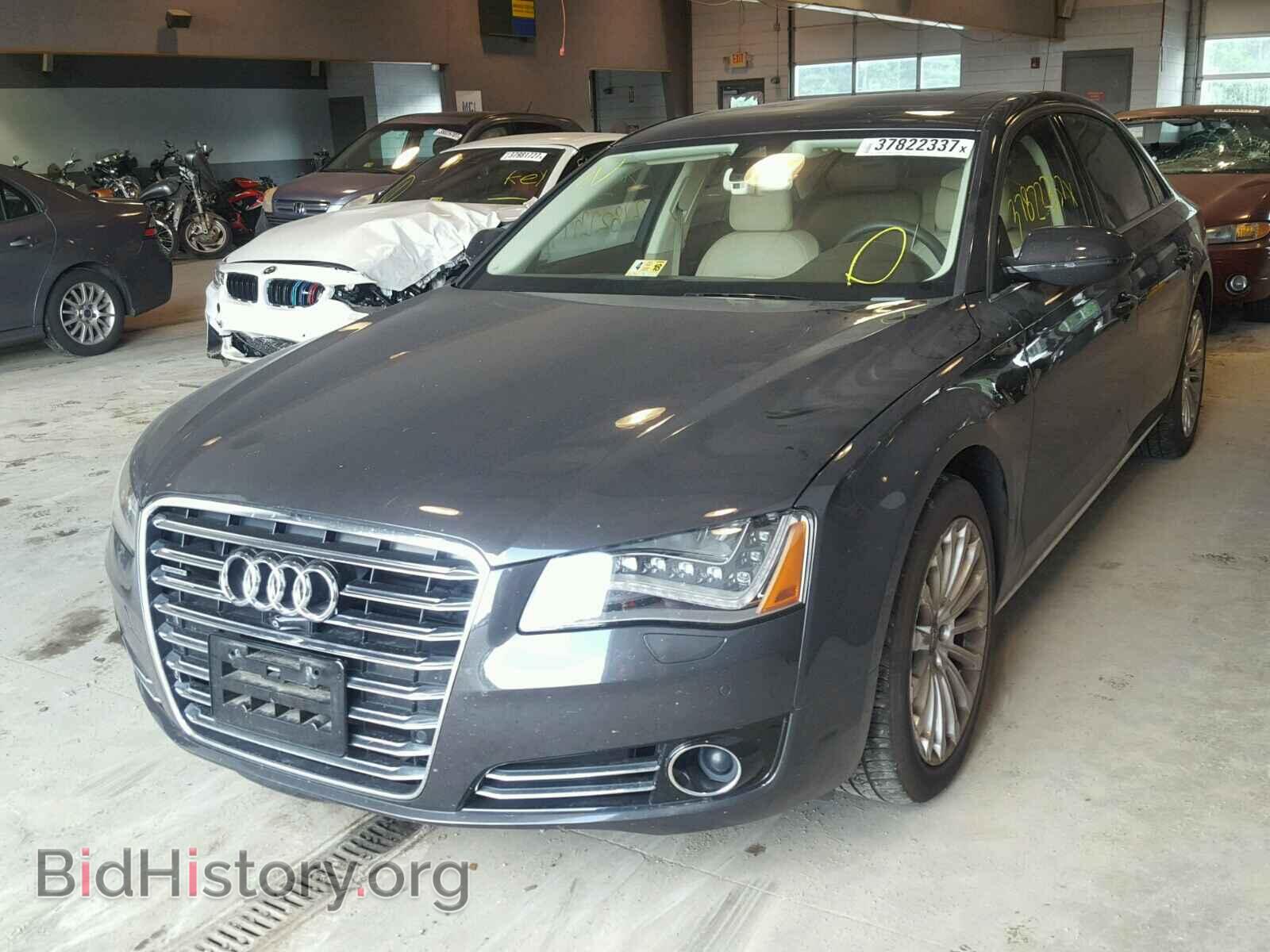2013 AUDI A8 - VIN: WAUR2AFD3DN031041 - Фото 2