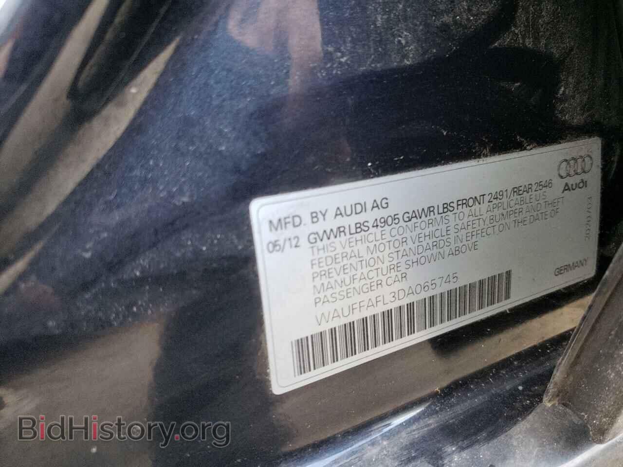 2013 AUDI A4 - VIN: WAUFFAFL3DA065745 - Photo 12