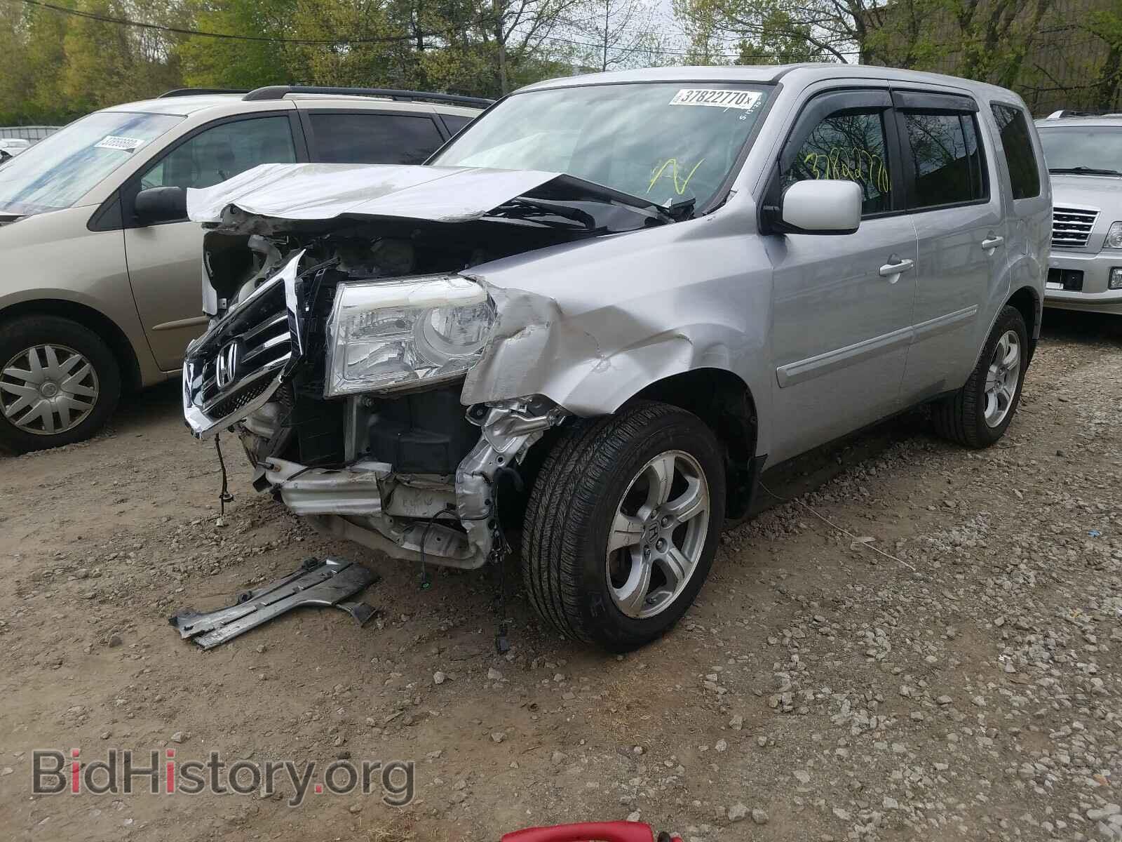 2013 HONDA PILOT - VIN: 5FNYF4H72DB060637 - Фото 2