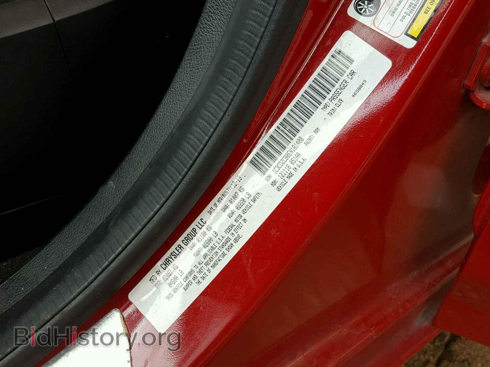 2014 DODGE AVENGER - VIN: 1C3CDZCB0EN181408 - Фото 10