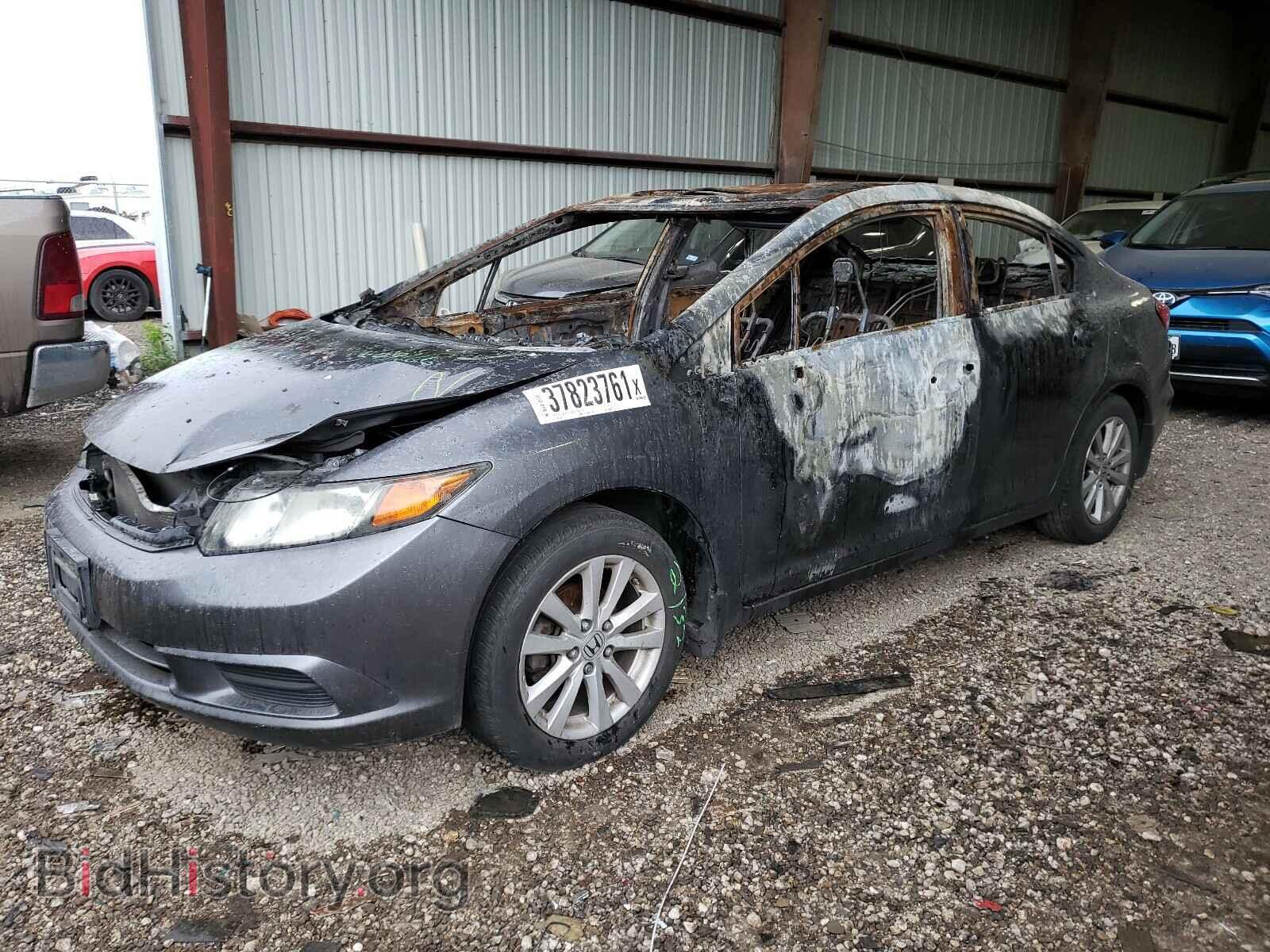 2012 HONDA CIVIC - VIN: 2HGFB2F93CH549666 - Фото 2