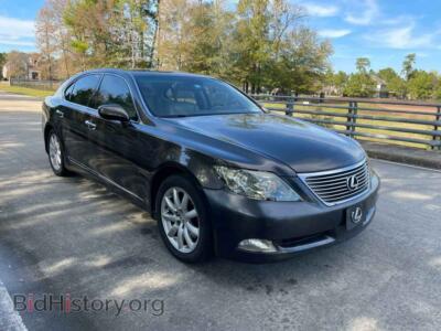 2008 Lexus LS460 460, charcoal — VIN JTHBL46FX85077989, Copart