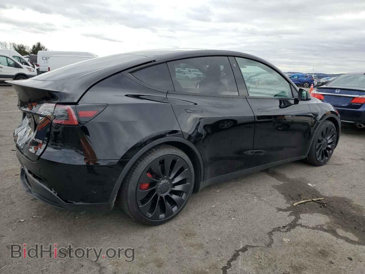2022 TESLA MODEL Y - VIN: 7SAYGDEF2NF307877 - Фото 3
