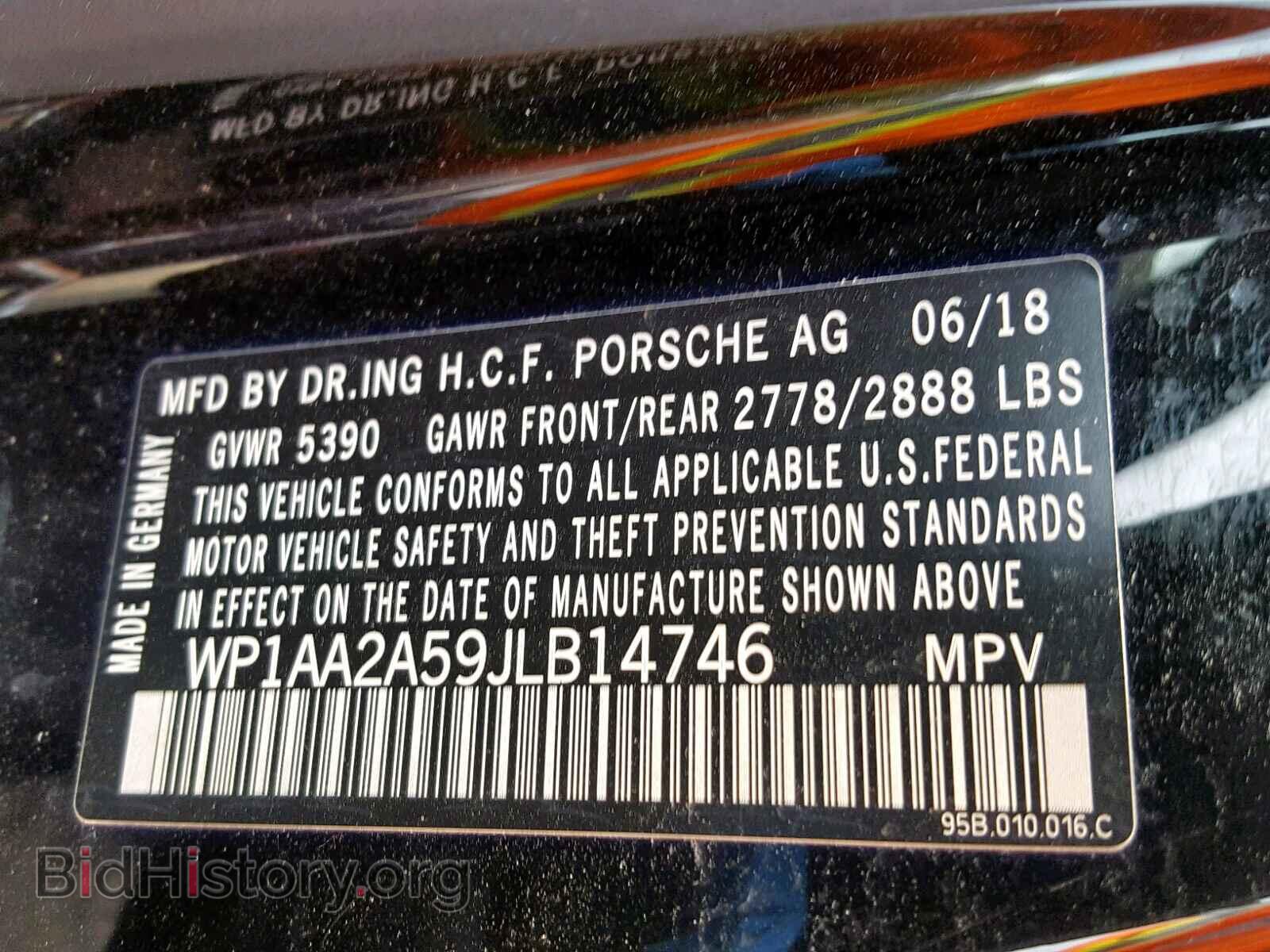 2018 PORSCHE MACAN - VIN: WP1AA2A59JLB14746 - Photo 10