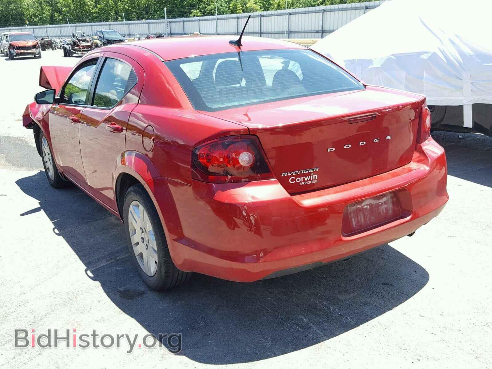 2013 DODGE AVENGER - VIN: 1C3CDZAB5DN588318 - Фото 3