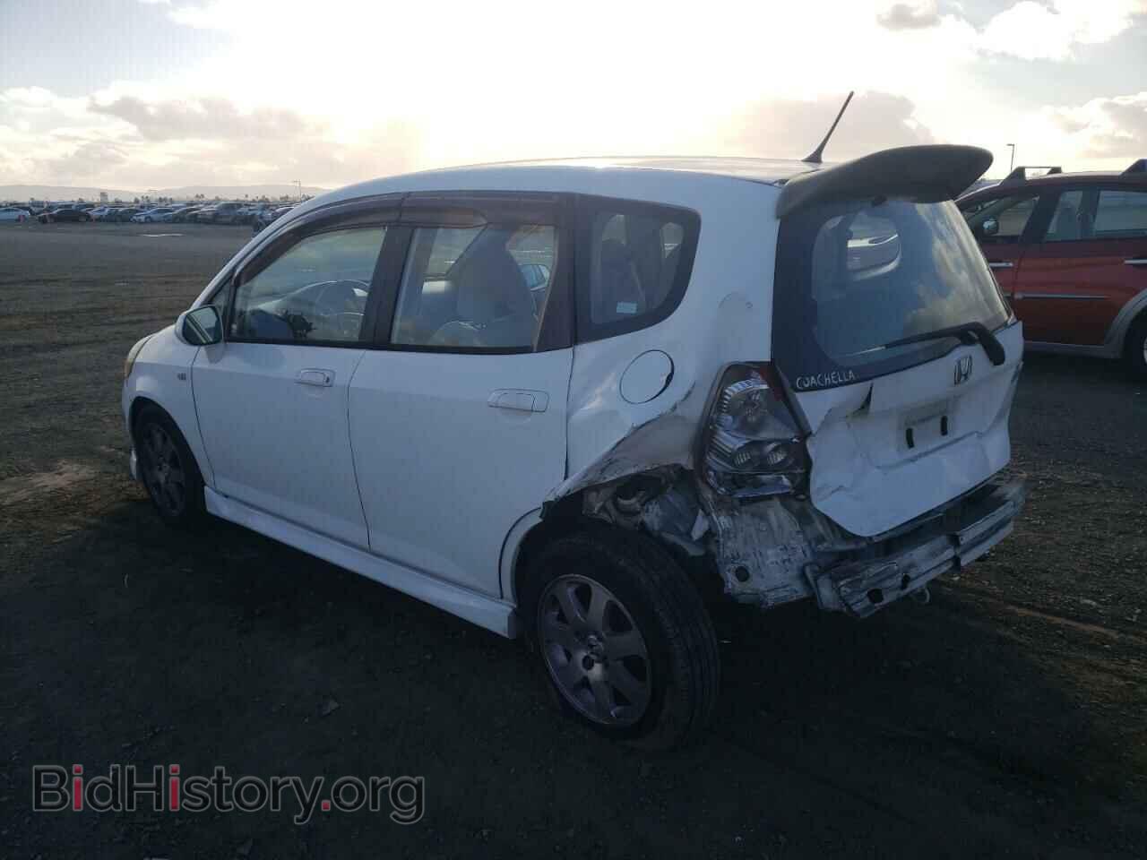 2007 HONDA FIT - VIN: JHMGD38687S061848 - Фото 2