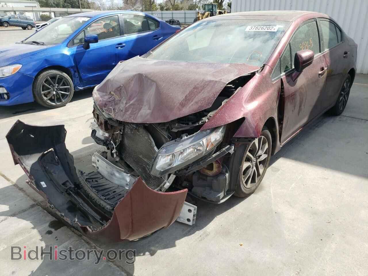 2015 HONDA CIVIC - VIN: 2HGFB2F84FH530068 - Фото 2