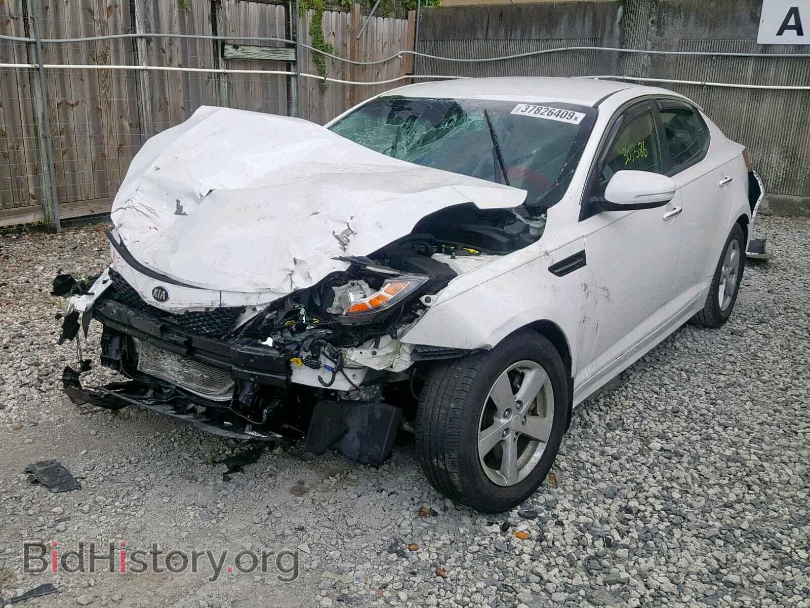 2015 KIA OPTIMA LX - VIN: KNAGM4A76F5645752 - Фото 2