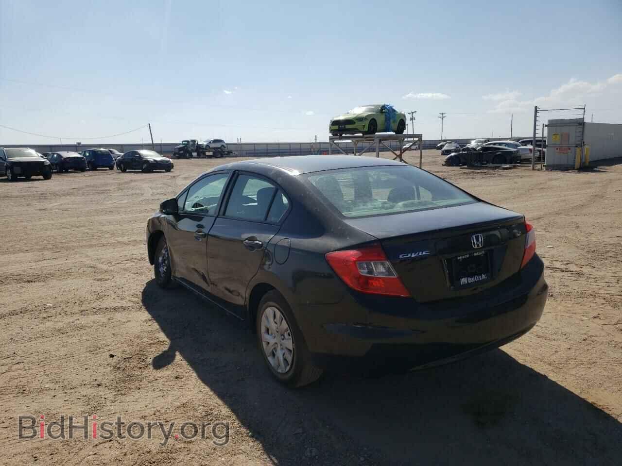 2012 HONDA CIVIC - VIN: 19XFB2F59CE384584 - Фото 3