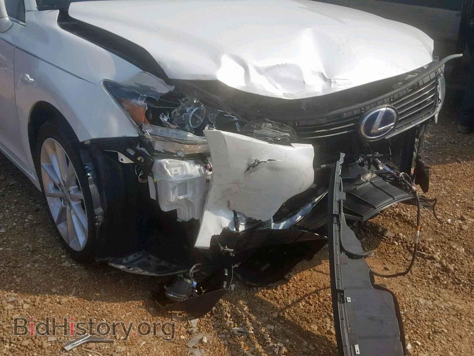 2012 LEXUS CT 200 - VIN: JTHKD5BH8C2102330 - Фото 9