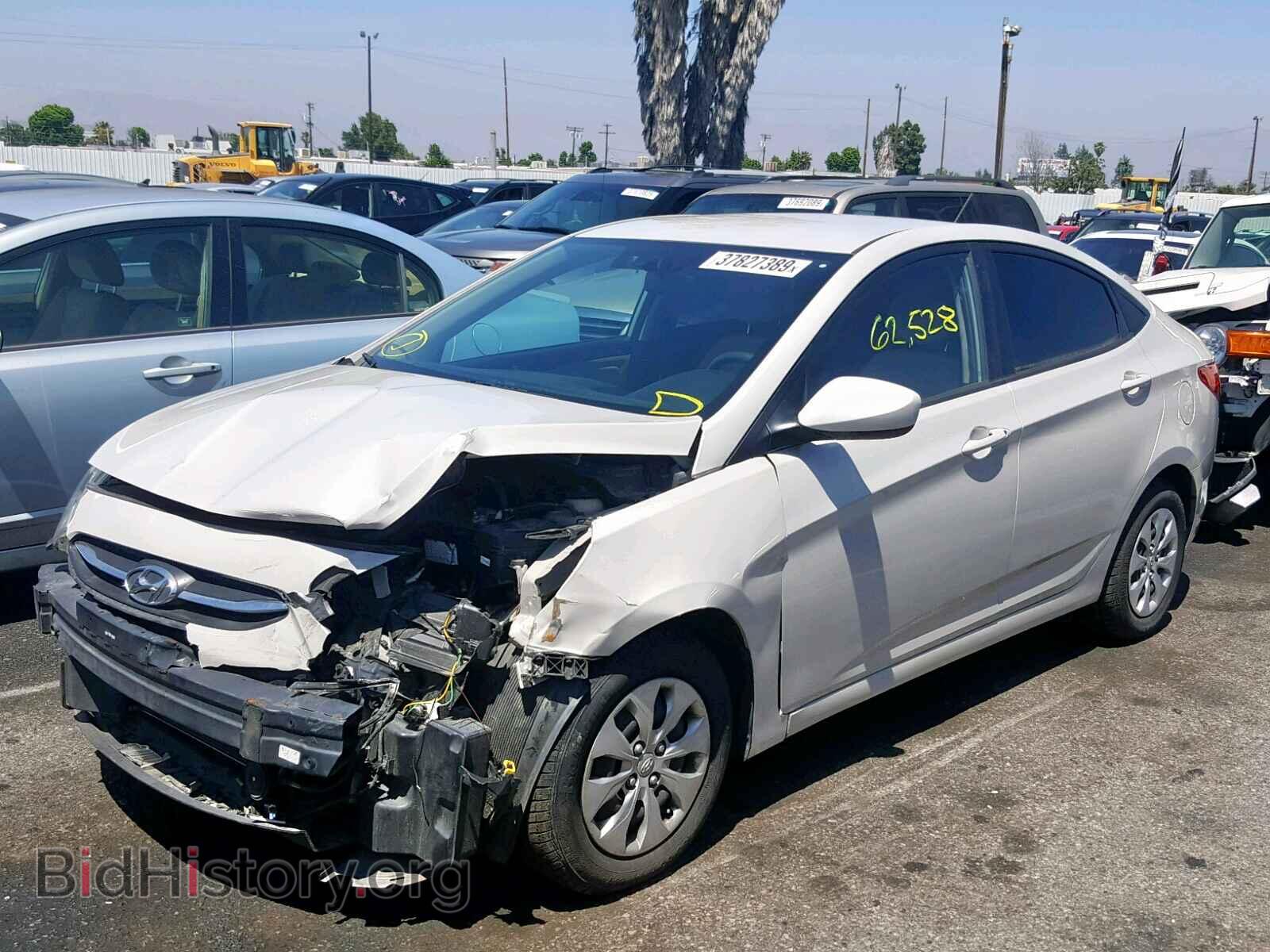 2016 HYUNDAI ACCENT - VIN: KMHCT4AEXGU000933 - Фото 2