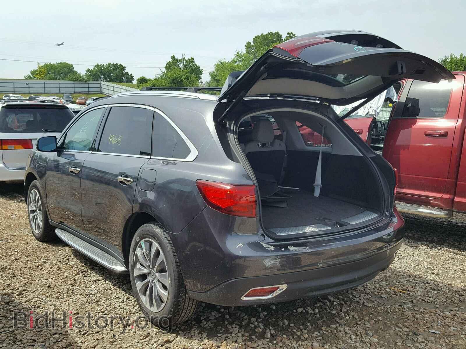 2014 ACURA MDX - VIN: 5FRYD4H49EB007428 - Фото 3