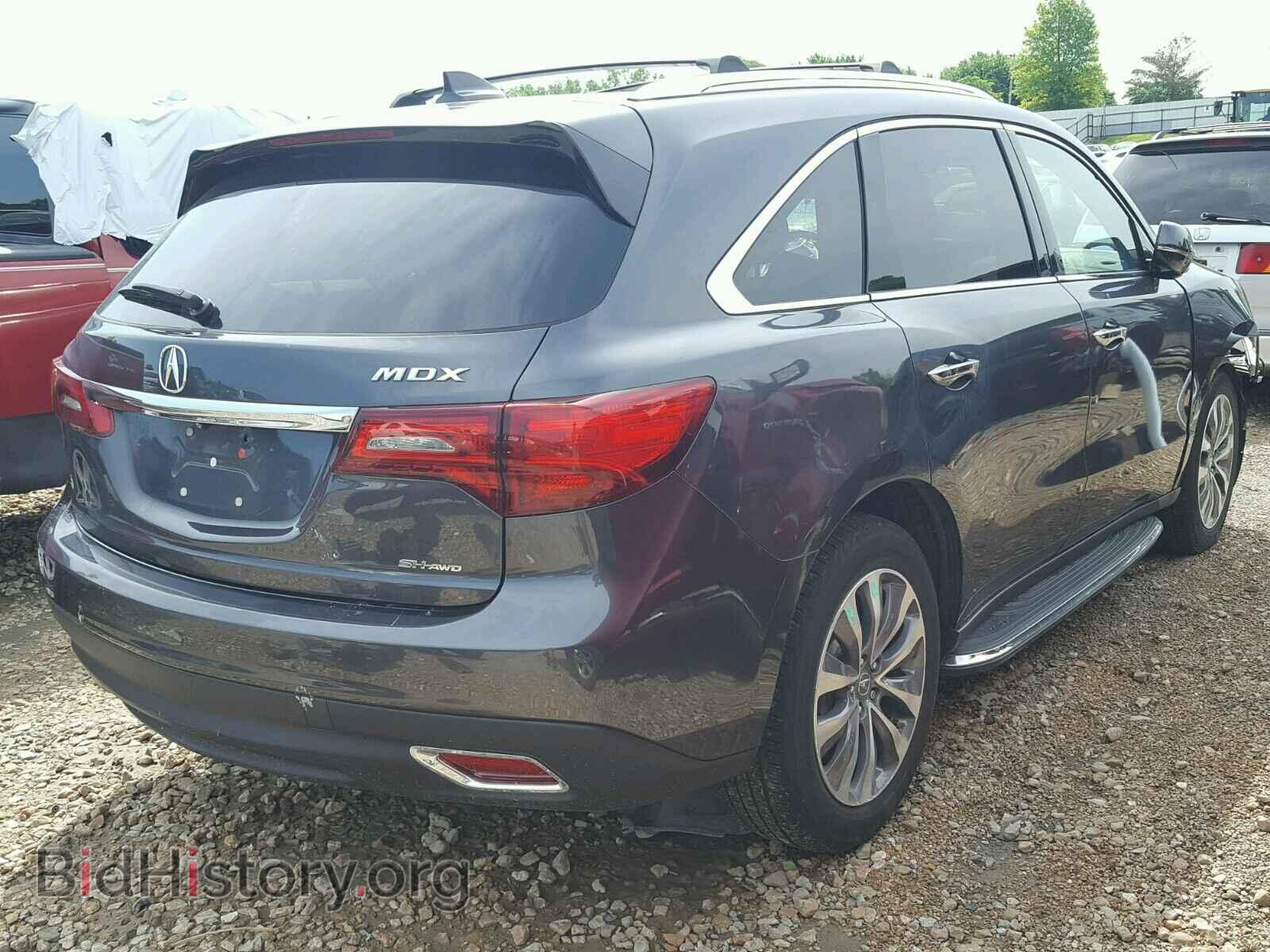 2014 ACURA MDX - VIN: 5FRYD4H49EB007428 - Фото 4