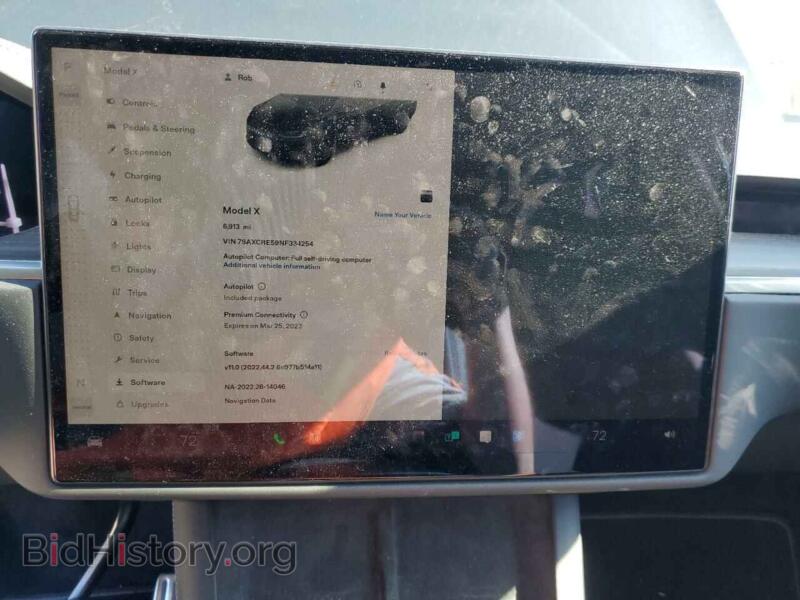 2022 Tesla MODEL X (VIN 7SAXCBE59NF334254) — photo 9 of 13
