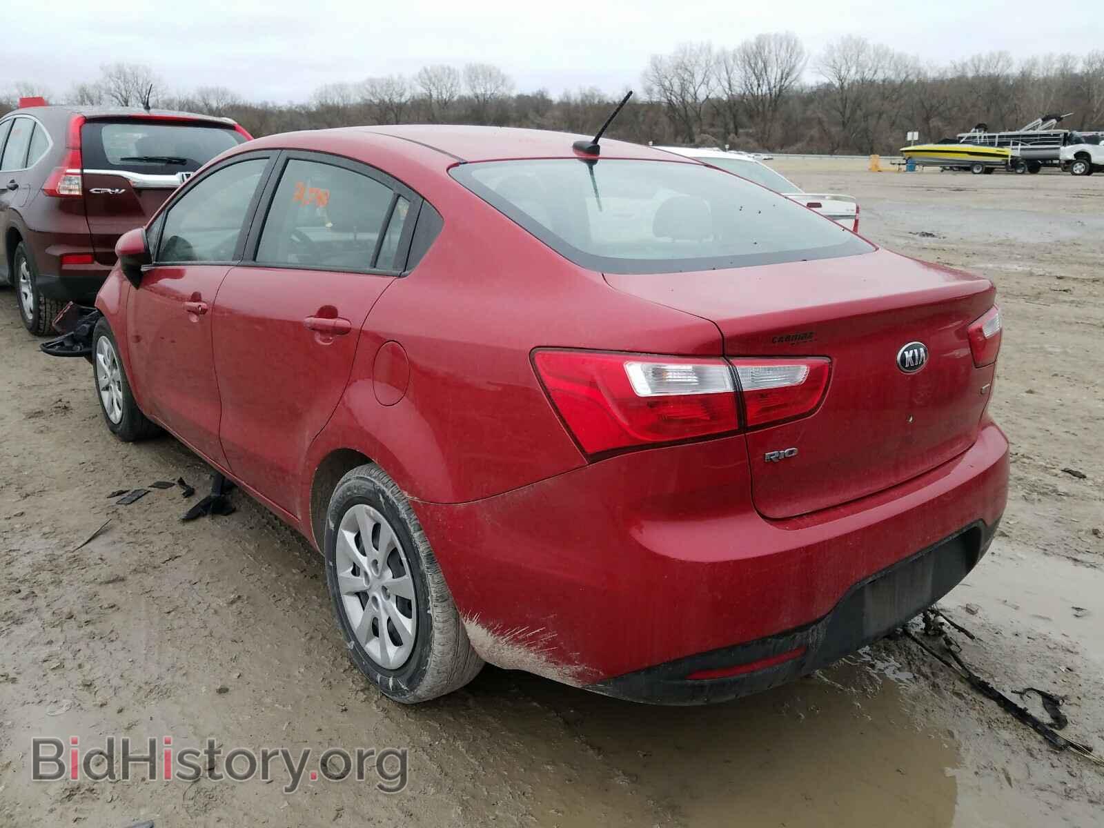 2014 KIA RIO - VIN: KNADM4A3XE6374655 - Фото 3