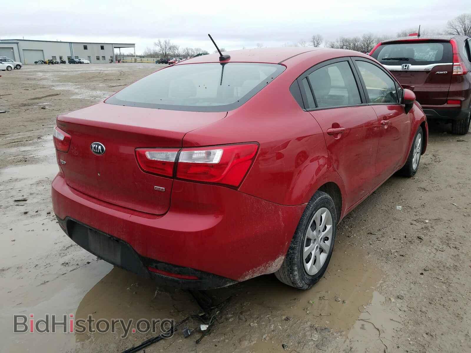 2014 KIA RIO - VIN: KNADM4A3XE6374655 - Фото 4