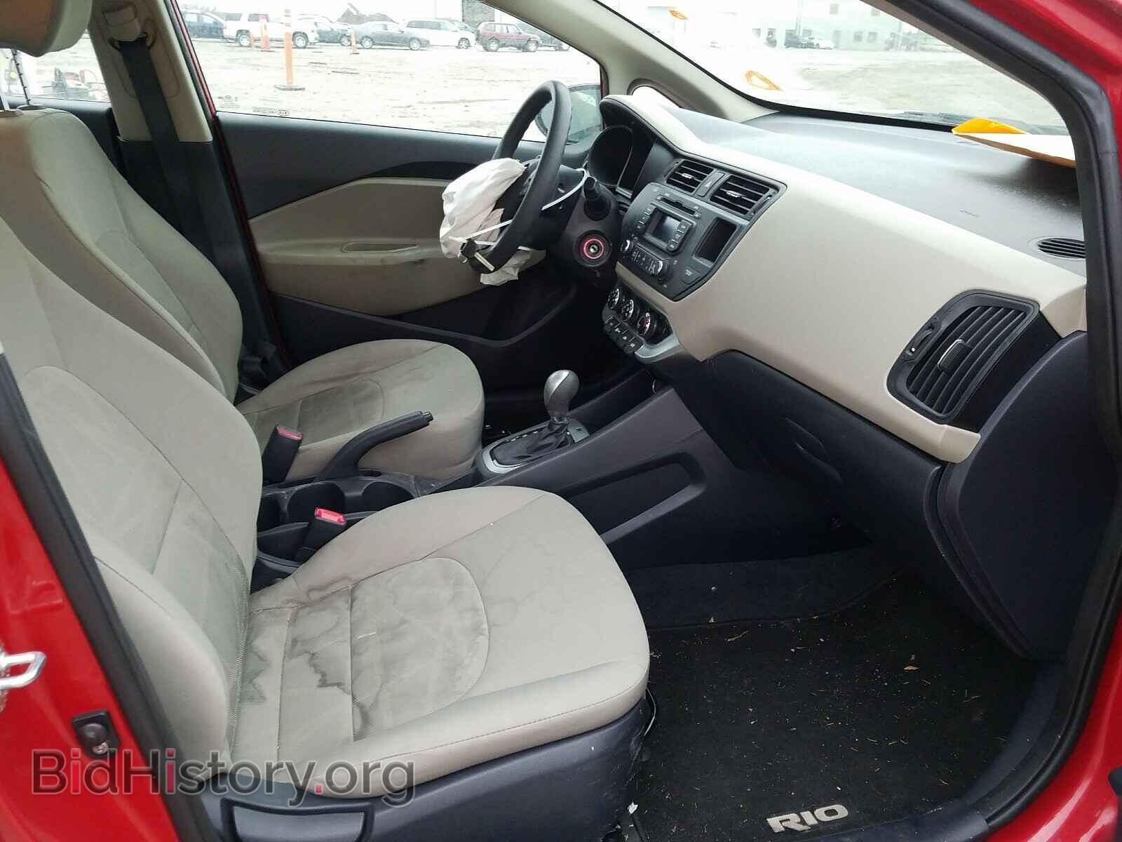 2014 KIA RIO - VIN: KNADM4A3XE6374655 - Фото 5