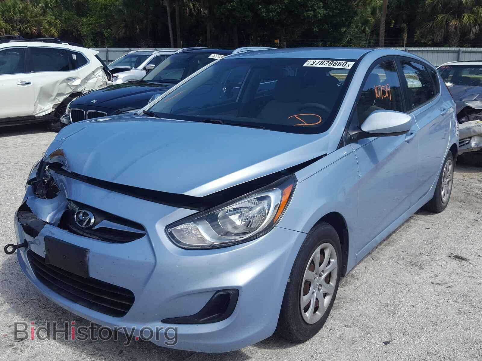 2012 HYUNDAI ACCENT - VIN: KMHCT5AE1CU007561 - Фото 2